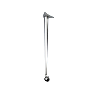 Popular Steel Metal Powder Coated Chrome Plated Furntiure Leg with Caster