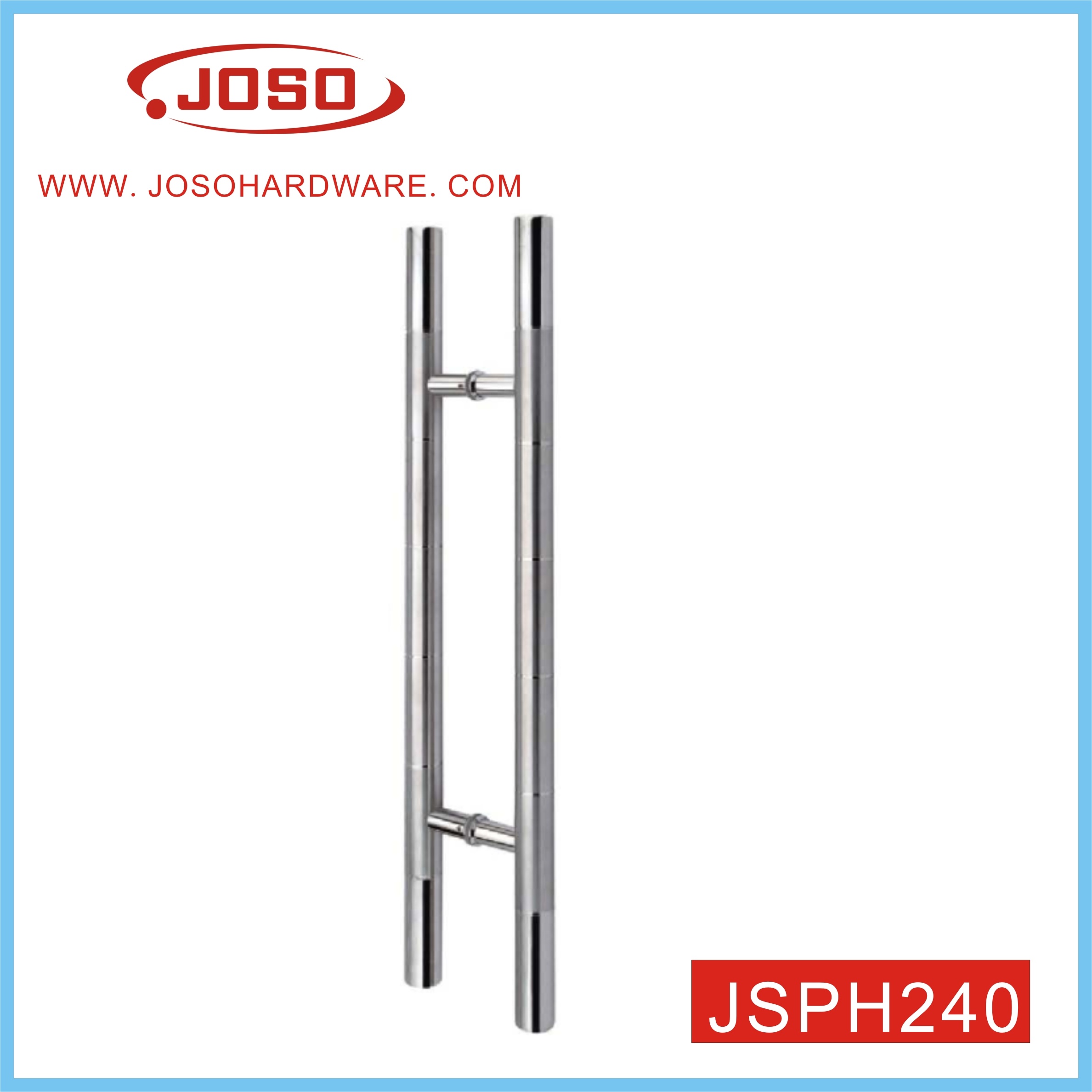 Round Tube Furniture Pull Handle for Exterior Door