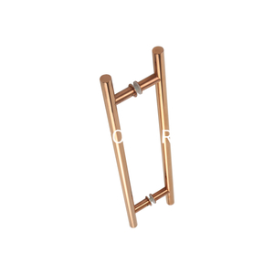 Stainless Steel Golden Glass Door Pull Handle Cc450 Furniture Polished Handle Stain Handle Door Knob