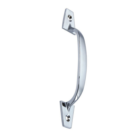 Manija de gabinete con manija cromada brillante, delicada, 108mm, moda de fábrica