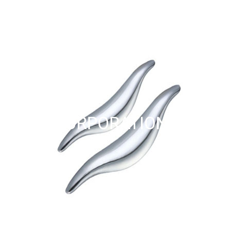 Manija del gabinete de 96mm y 128mm, cromo brillante, aleación de zinc, moda, venta superior