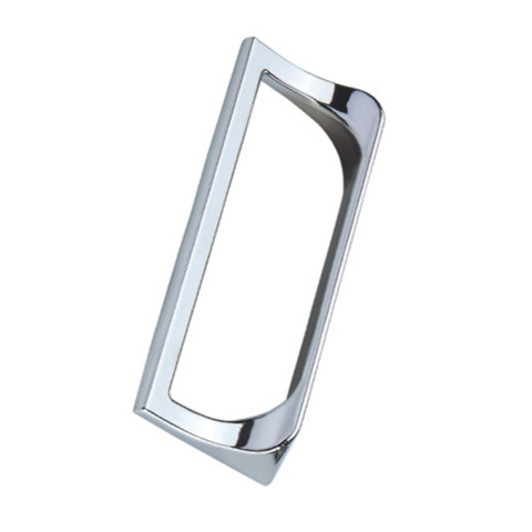 Tirador de muebles cromado brillante de aleación de zinc, 96mm, 128mm, venta superior