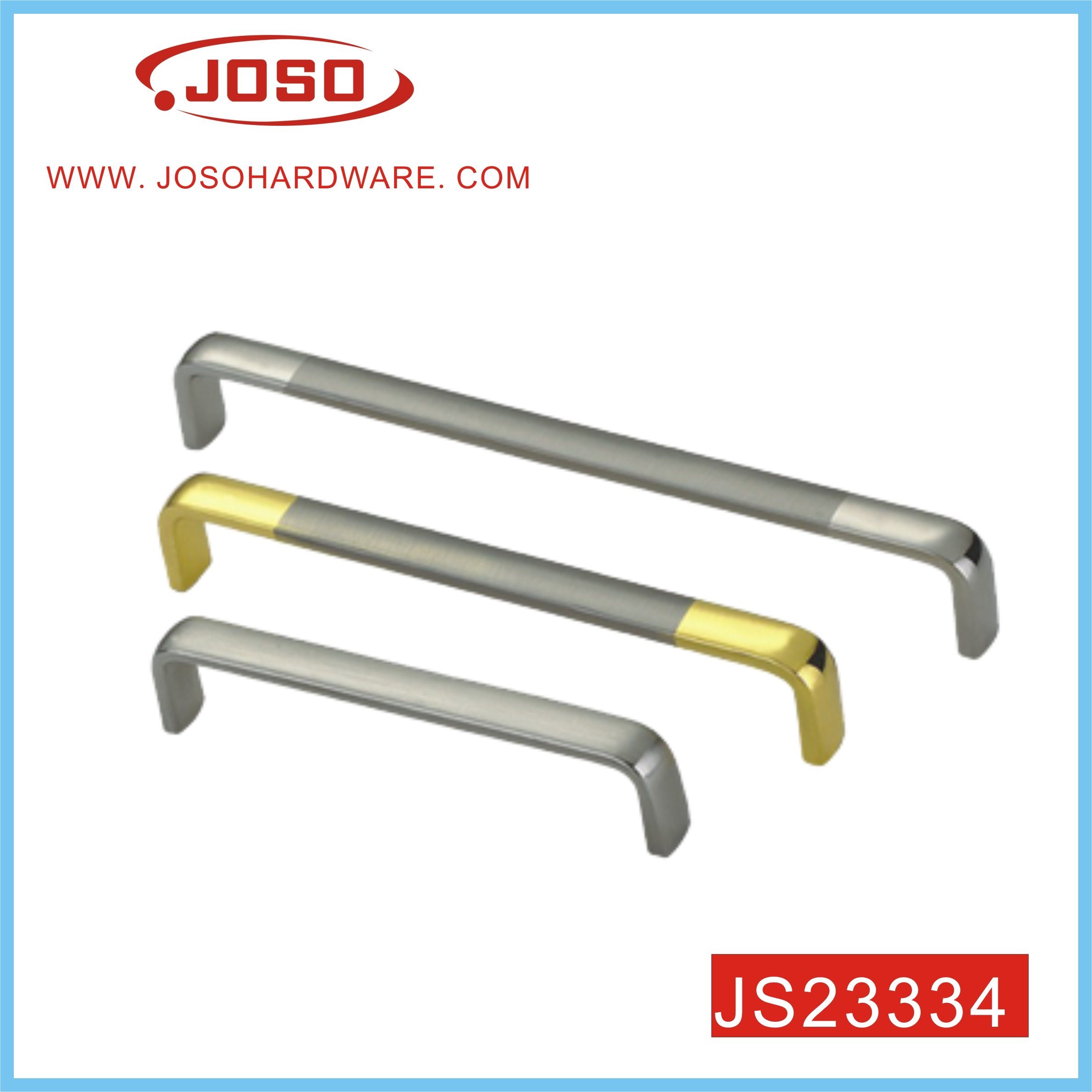 Brushed and Chromed Bow Style Furniture Handle for Desser Drawer