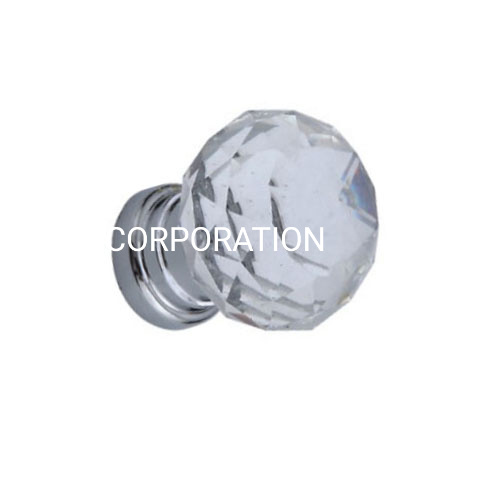 Liga de zinco moda 28mm 32mm diamante alça botão armário botão móveis alça