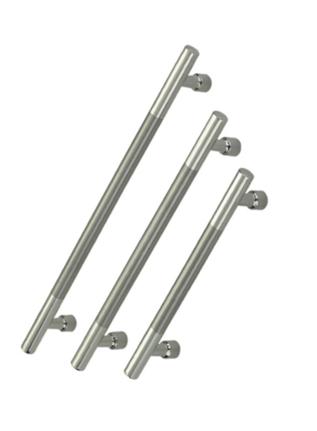 Manija sólida del gabinete de la manija de los muebles de la barra de T del acero inoxidable