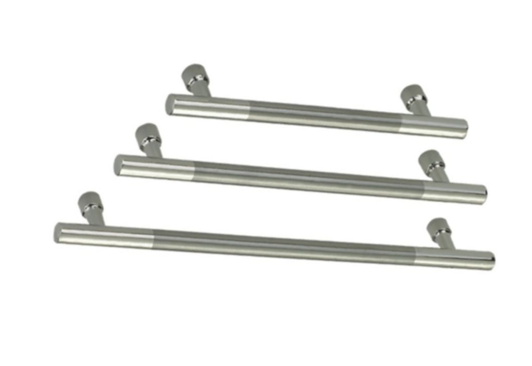 Manija sólida del gabinete de la manija de los muebles de la barra de T del acero inoxidable