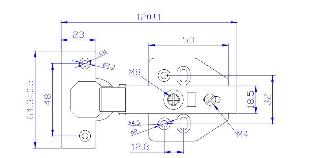 tipos de bisagras para muebles