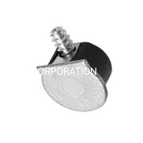 Suministro de fábrica de aleación de zinc con soporte de estante de plástico con accesorios para muebles de tornillo