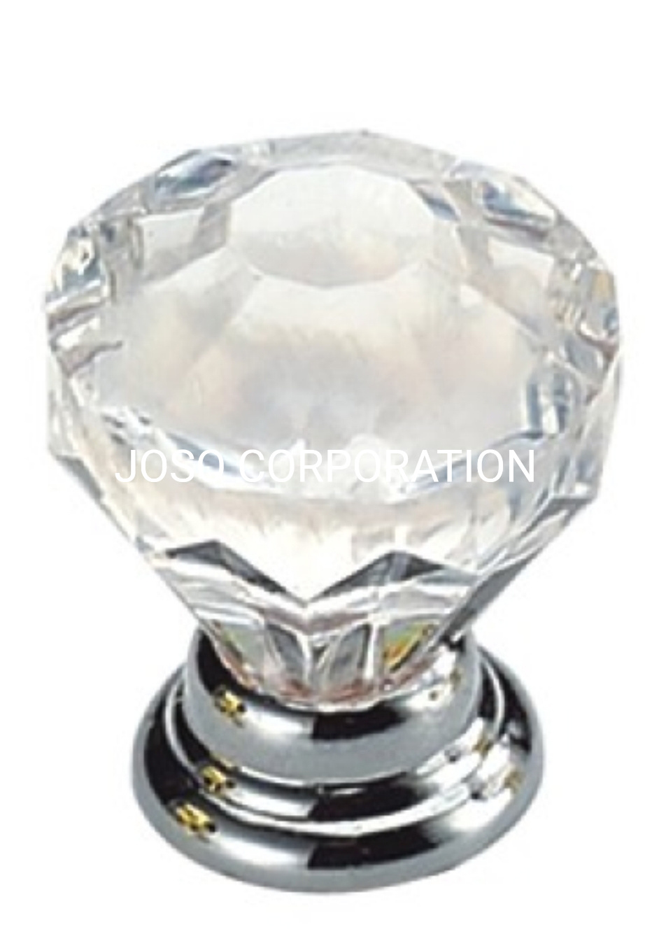 Tirador de armario de acero con cristal, pomo de armario de 32mm, tirador de oficina, tirador de tocador