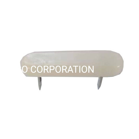 PP con protector de mesa de accesorios para muebles, deslizador de uñas doble blanco de Metal