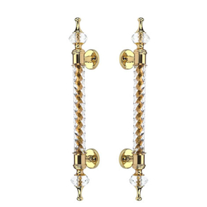 Zinc Alloy Golden Colour 350mm Big Door Handle Office Handle