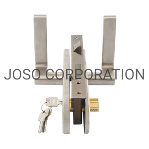 Satin Plated Door Handle Stainless Steel 304 Door Lock Door Hardware Tubular Handle Lever Lock