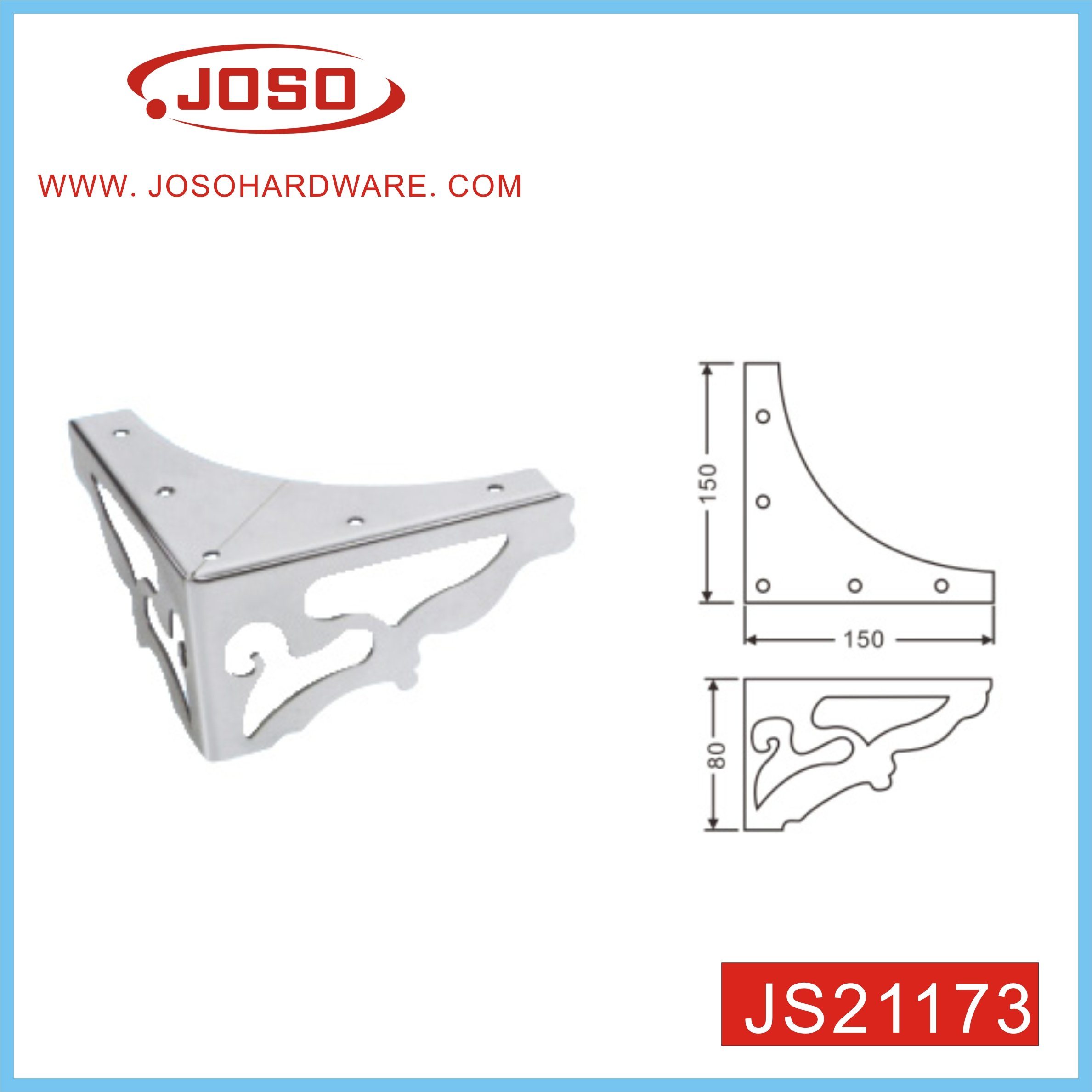 L Shape High Quality Furniture Leg for Sofa
