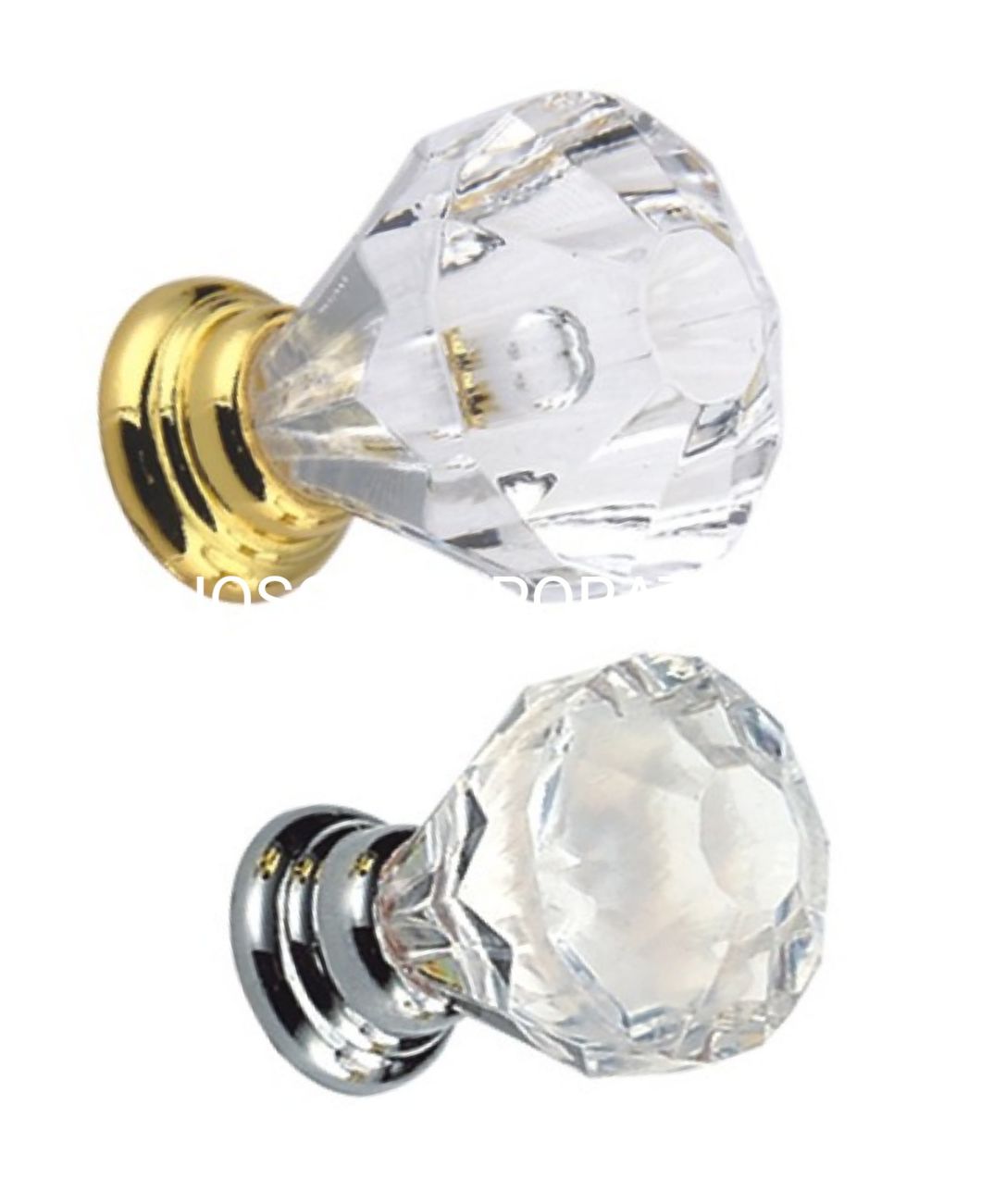 Tirador de armario de acero con cristal, pomo de armario de 32mm, tirador de oficina, tirador de tocador