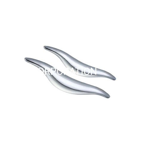 Manija del gabinete de 96mm y 128mm, cromo brillante, aleación de zinc, moda, venta superior